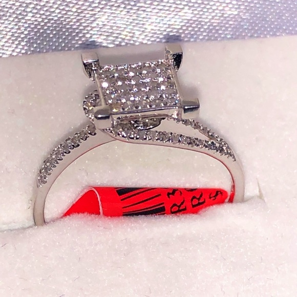 Real diamond designer head turner ring NOT CZ SALE - Picture 10 of 11